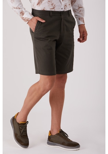 Dufy Haki Erkek Regular Fit Short - 86777 Haki