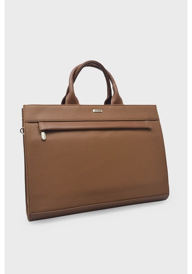 Kanuga Ysmn1924 Taba Unisex Evrak Çantası Taba