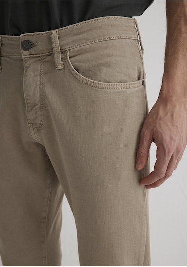 Mavi - 0035186566 Marcus Gabardin Erkek Pantolon - Kahverengi