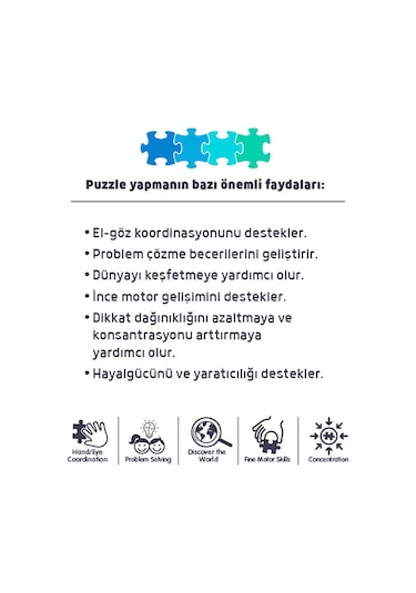 Focus Games Neşeli Çiftlik Puzzle 50 Parça Standart R1k57bf38223n1