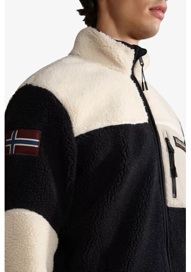 Napapijri Yupık Fz 3 Erkek Ceket Np0a4gntma91 Siyah - Bej