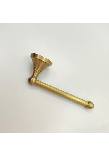 Yunboo Tam Bakır Antika Desenli Duvar Tipi Tuvalet Kağıdı Tutucu - Zirve Dayanıklılık Ve Kolay Kurulum İle Banyo Dekoru Diğer