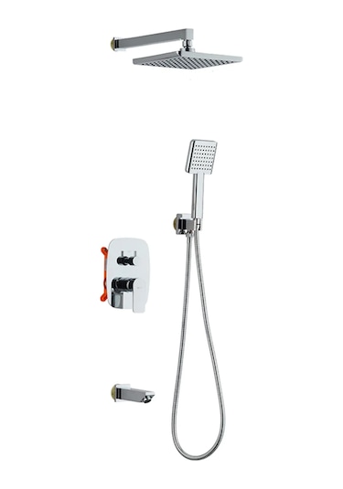 Tema Tetra Ankastre 3 Yollu Duş Seti 56370 Krom