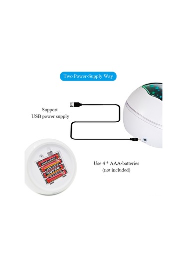 Ximistore9 Siyah Usb Yıldız Ve Deniz Projeksiyon Lambası - 8 Renkli Mod, Döner Tasarım, Uyku Ortamı Oluşturucu Pil Dahil Değil