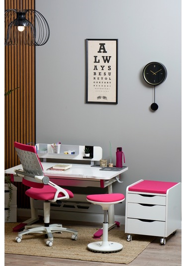 Sirius Standart Yükseklik Ve Eğim Ayarlı Çekmeceli Bilgisayar, Ofis Ve Çalışma Masası Ekru Fuşya Gri Sirius Standart Yükseklik Ve Eğim Ayarlı Çekmeceli Bilgisayar, Ofis Ve Çalışma Masası Ekru Fuşya Gri