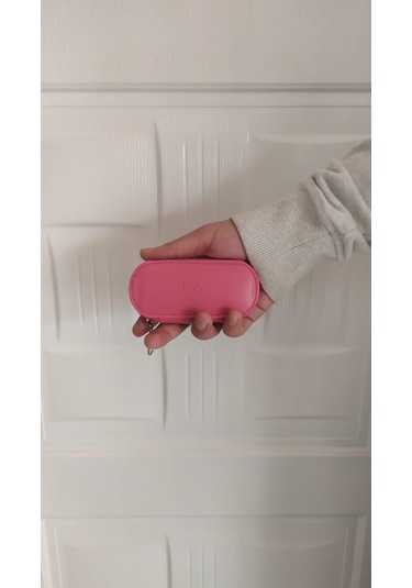 Hky Yüksek Kalite Unisex Anahtarlık Fuşya + Çakmak