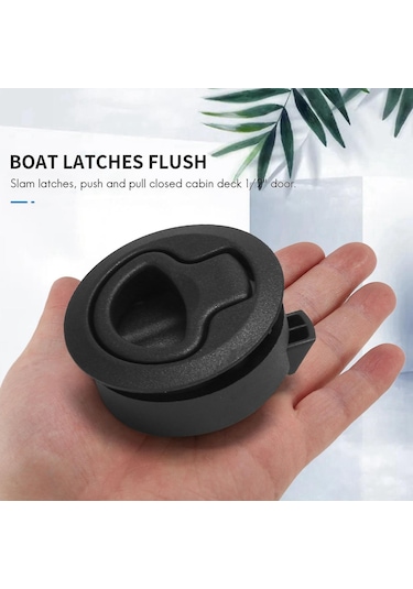 1/2' Kapı İçin Yuvarlak Çekme Mandalı, M1-63 Yedek İçinde