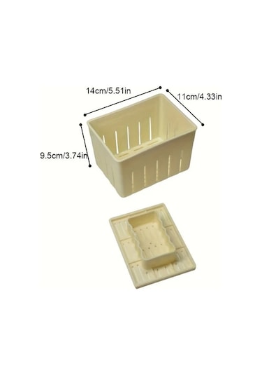 Willowhaven Beyaz Peynir Presi, Yoğurt Süzgeci, Tofu Presi, Su-tofu Makinesi, Mutfak Aletleri Beyaz