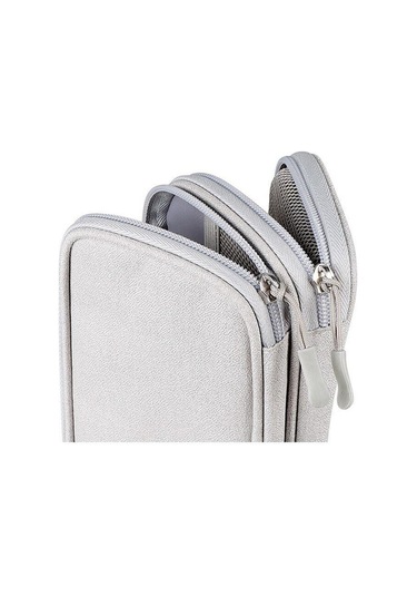 Lacivert 1 Adet Seyahat Taşınabilir Dijital Ürün Saklama Çantası Usb Veri Kablosu Düzenleyici Kulaklık Kablosu Çantası Şarj Hazine Kutusu Çantası