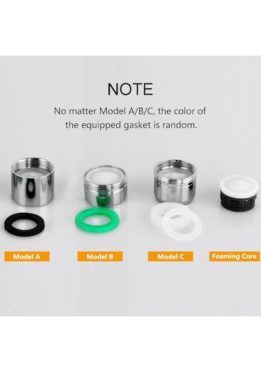 Qingmipy M24 Dış Dişli Bakır Vana Aeratoru - Su Tasarrufu Ve Sprey Önleme Fonksiyonuyla, Ev Ve Mutfak Kullanıma Uygun