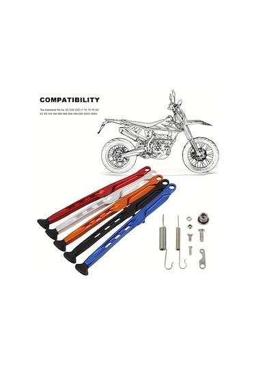 Dream011 Ktm Ve Gasgas Motocross İçin Cnc İşlemeli Mavi Dayanak Seti - Pas Önleyici Kaplama