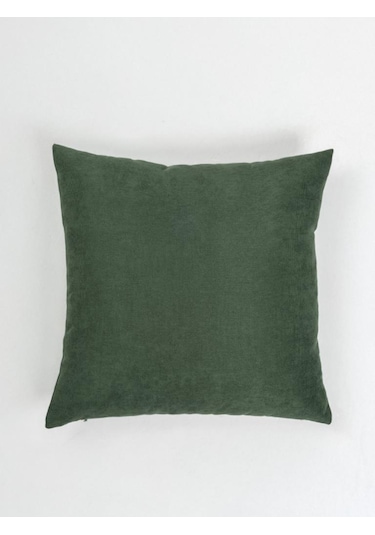 Dekoratif Kırlent Kılıfı Runa 43x43 Cm Koyu Yeşil
