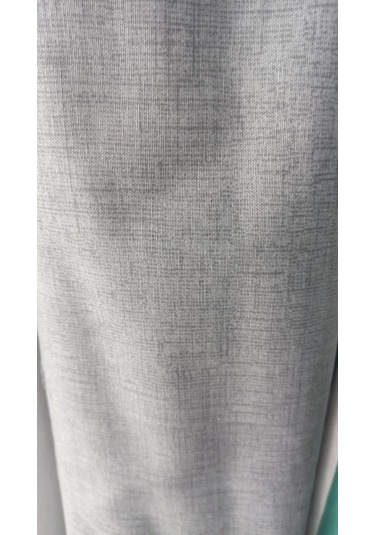 Ceylan Home Balkon Perdesi Brandası Kuş Gözü Seçenekli Düz Gri Gri