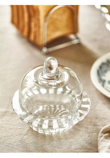 Roomi Kapaklı Cam İkra Küresi 130 Ml, Limonluk, Reçellik. 240527097 Beyaz