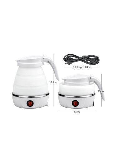 Katlanabilir Su Isıtıcısı 2024 0,6 L Silikon Seyahat Su Isıtıcısı Katlanabilir Elektrikli Su Isıtıcısı, Kamp İçin, Fw Diğer