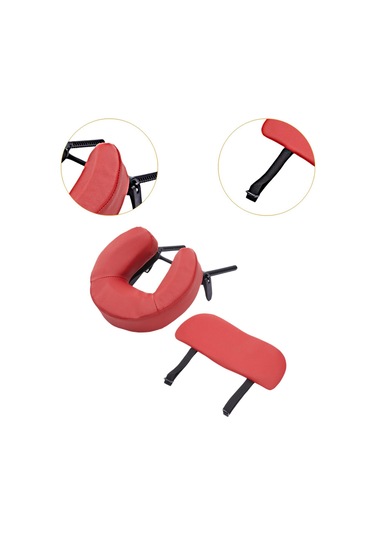 Suntek Salon Spa Ev Için Masaj Masası Yüz Beşiği Ve Kırmızı