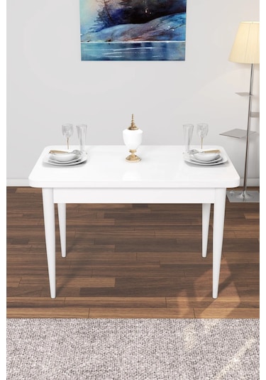 Lena Serisi Masa Sabit Mutfak Masası 70 x 110 Beyaz