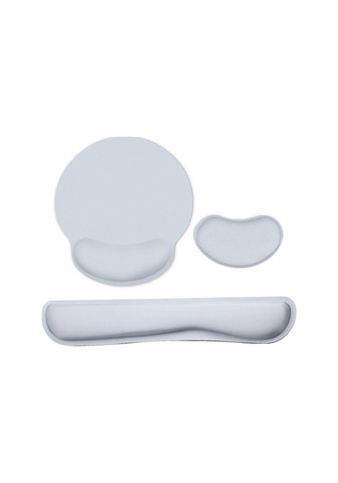 Ergonomik Hafızalı Köpük Klavye Bilek Desteği Mouse,gri