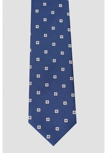 Altınyıldız Classics Erkek Lacivert Desenli Kravat 4A2122200038Lacstn Lacivert