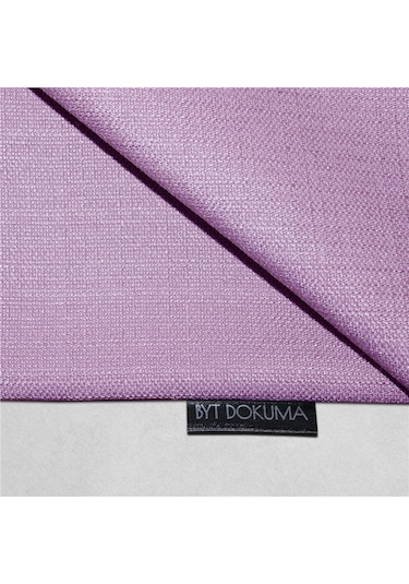 2'li Keten Görünümlü Kırlent Kılıfı Mor-1905 - Mor