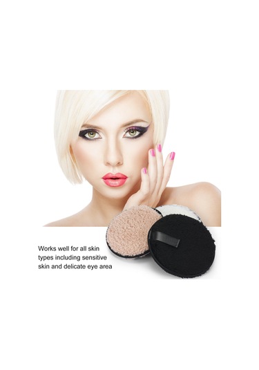 Teltree 3 Adet Yeniden Kullanılabilir Mikrofiber Makyaj Temizleme Pedi - Yüz Bakımı İçin Yıkanabilir Pamuklu Pedler