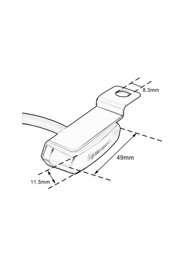 Youtek 12v Motosiklet Led Akıcı Sinyal Lambaları, Evrensel Uyumlu, Kahverengi Işık, 8mm Ayna Gövde Montajı 2 Adet