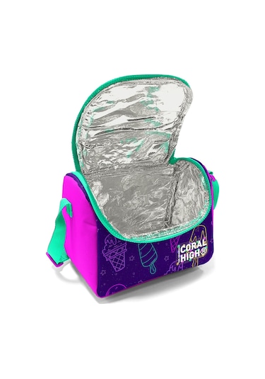 Coral High Kids Mor Pembe Dondurma Desenli Thermo Beslenme Çantası 11888