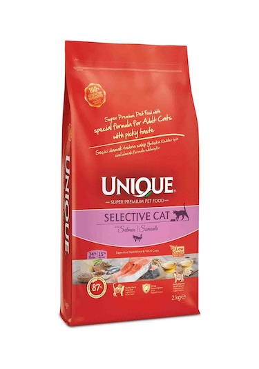 Unique Selective Somonlu Yetişkin Kedi Maması 2 Kg