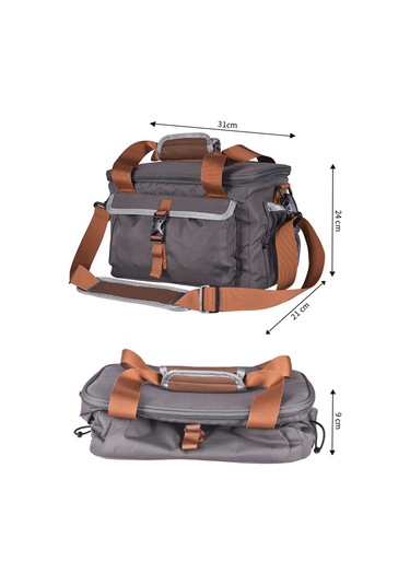 Symbee Outdoor Isı Saklama Çantası, 15l Büyük Kapasite, Su Geçirmez 600d Oxford Kumaş, Güneş/soğuk Koruma, Günlük Yemek Çantası Çok Renkli