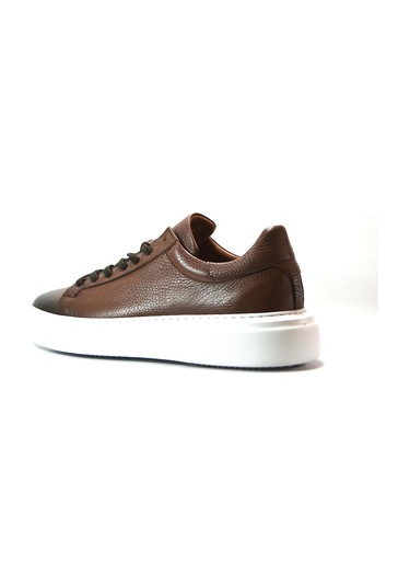 Onlo Ayakkabı MN.1091 Deri Kahverengi Casual Erkek Ayakkabı Kahverengi