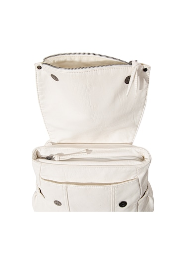 Mavi - Beyaz Sırt Çantası 1912152-70057 Beyaz