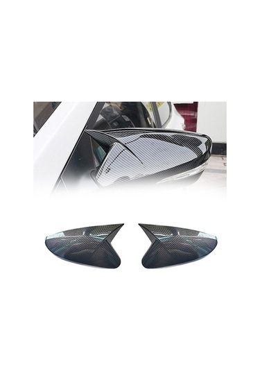 Ulzyvf Hyundai Veloster 2011-2015 Karbon Fiber Dikiz Aynası Kapağı - Abs, Spor Tasarım