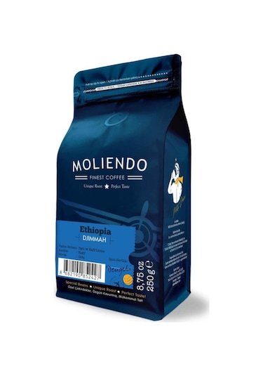 Moliendo Ethiopia Djimmah Yöresel Çekirdek Kahve 250 G