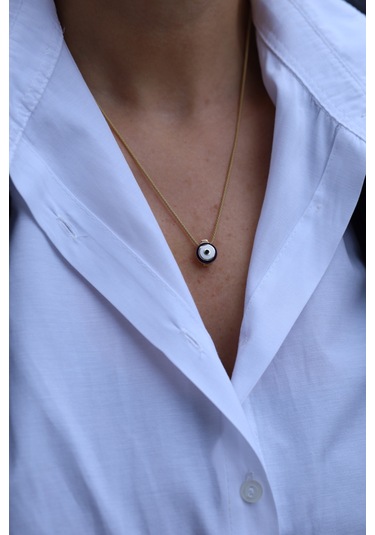 Yenigün Kuyumculuk 14 Ayar Altın Ema Nazarlık Modeli Ajda Ve Kolye Charm Kly33983