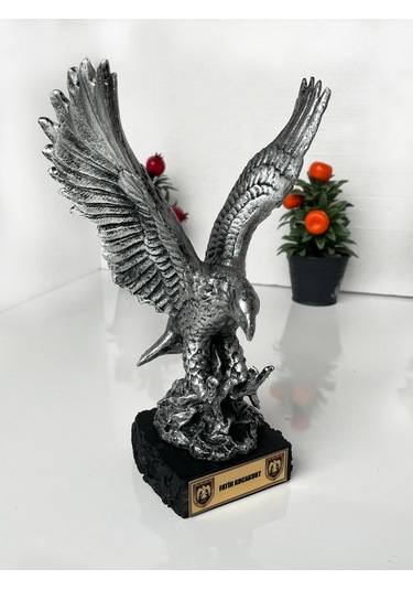 Türk Hava Kuvvetleri Askeri Kartal Hediyelik Ödül Figürü