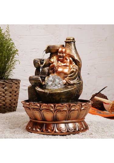 Zen Gülen Buddha Temalı Coppersu Şelalesi