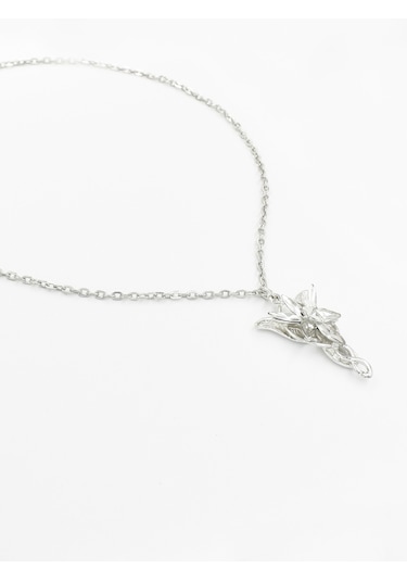 Brezza Lusso Jewelry Gümüş Kaplama Akşam Yıldızı Evenstar- Arwen Kolye - M248 Çok Renkli