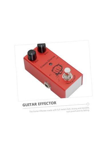 Geeksen Gitar Efektleri Gecikme Tap Tempo Elektrik Gitar Aksesuarları Elektrik Gitar Pedalı Gecikme Efektörü Kırmızı