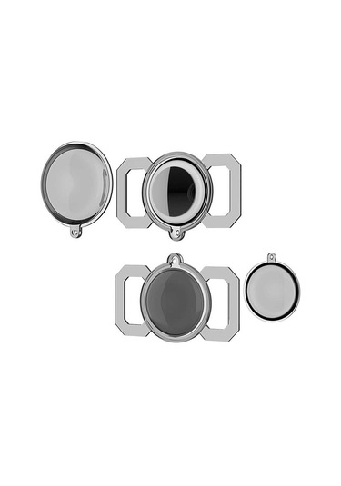 Noktaks - Airtag Uyumlu Silikon Anahtarlık - 06 - Şeffaf