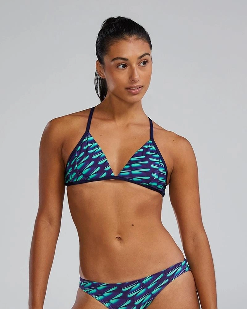 Tyr Durafast Elite Kadın Tieback Top Bikini - Dragonflyte Yeşil