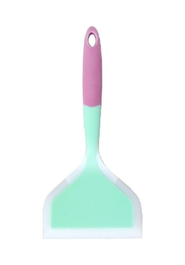 Mavi & Mor 1 Adet Silikon Spatula Mutfak Eşyaları Sığır Eti Yumurta Mutfak Kazıyıcı Geniş Pizza Pişirme Aracı Kürek Yapışmaz Spatula Pişirme Gereçleri