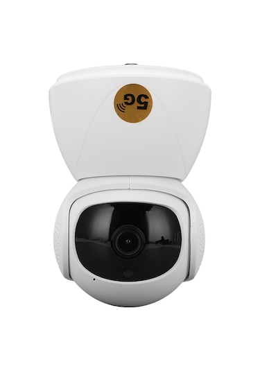 Geeroyoo 5g Güvenlik Kamerası 3mp Ultra Net 360 Panoramik Görünüm İki Yönlü Sesli Konuşma Akıllı Hareket Takibi 2.4g/5g Wifi 20m Gece Görüşü Beyaz