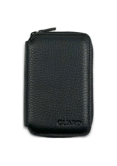 Guard 1384 El Portföyü Hakiki Deri Siyah Çok Renkli