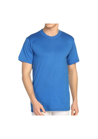 6 Adet Mevsim Erkek Renkli Penye Sıfır Yaka Fanila Atlet 34304 001