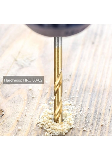 Merttools Hss Titanyum Kaplama 4 Mm Matkap Ucu Seti 10 Adet