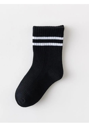 Polly&tim Çocuk Erkek Çorapları, Çocuk Kız Çorapları, 5 Çift Set 168720638 Siyah