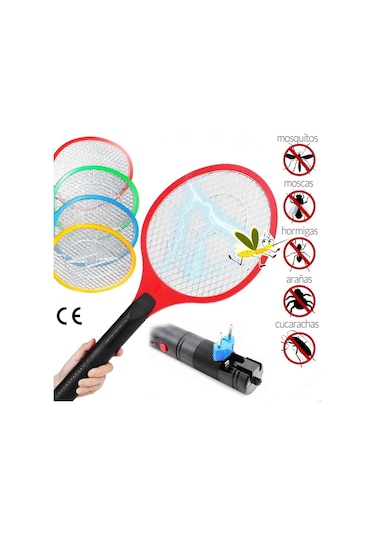 Şarjlı Sinek Raketi Sivrisinek Karasinek Öldürücü Elektrikli Sineklik Aleti