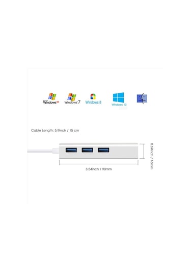 Codegen Cdg-Cnv41 Gigabit 1Port Usb 3.0 Ethernet,3X Usb Çoklayıc