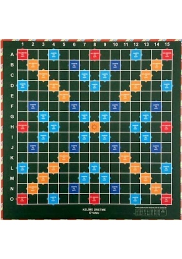 Kelime Üretme Oyunu Yerli Üretim Türkçe Scrabble Kelime Avı Yeni