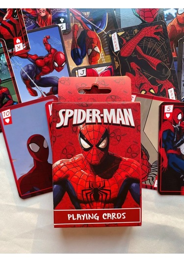 Spıderman Iskambil Kağıdı Yüksek Baskı Kalitesinde Koleksiyon Ürünü 52 Deste